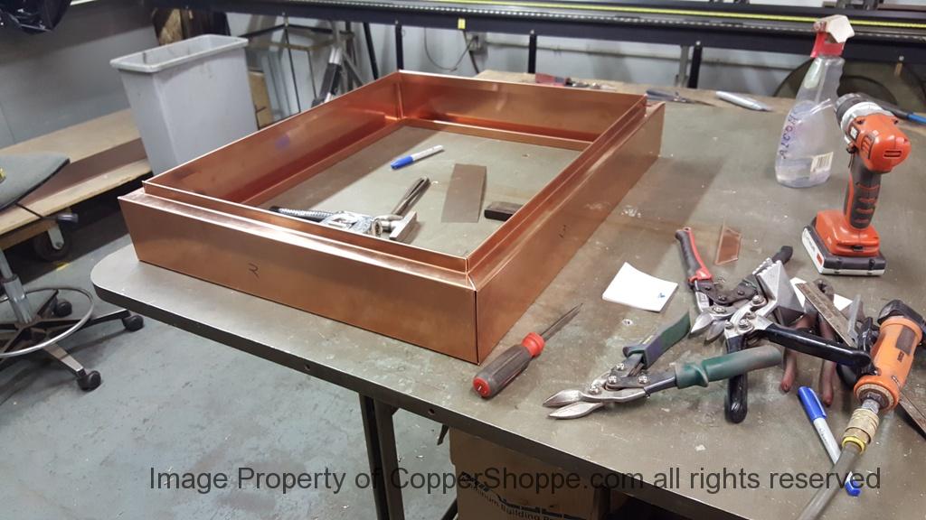 Copper Dome Style Chimney Cap with Lattice and Copper Spire