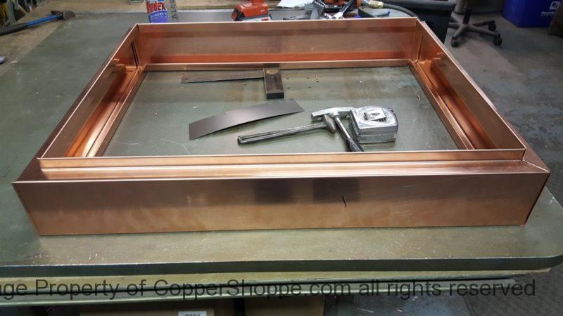 Copper Dome Style Chimney Cap with Lattice and Copper Spire