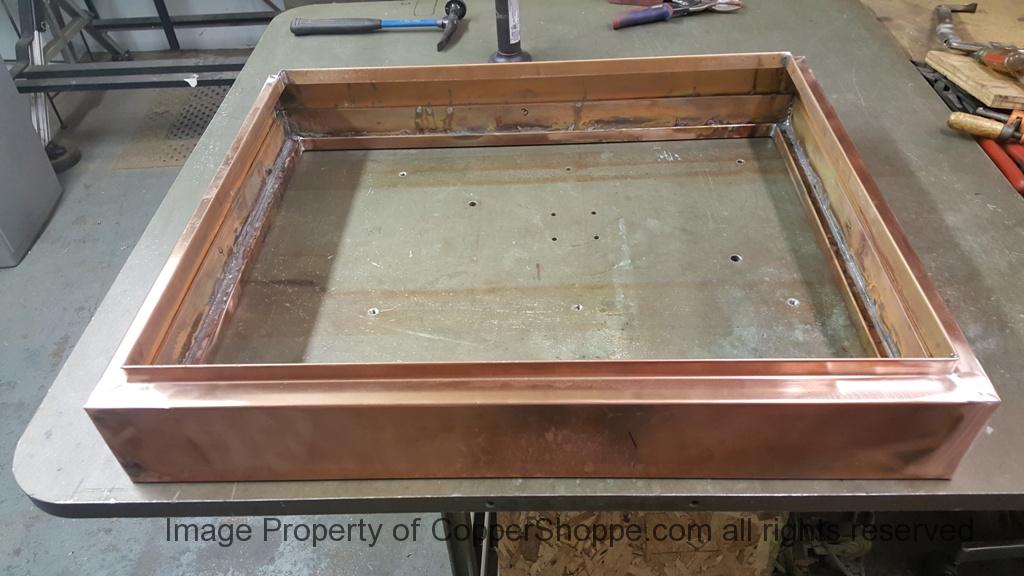 Copper Dome Style Chimney Cap with Lattice and Copper Spire