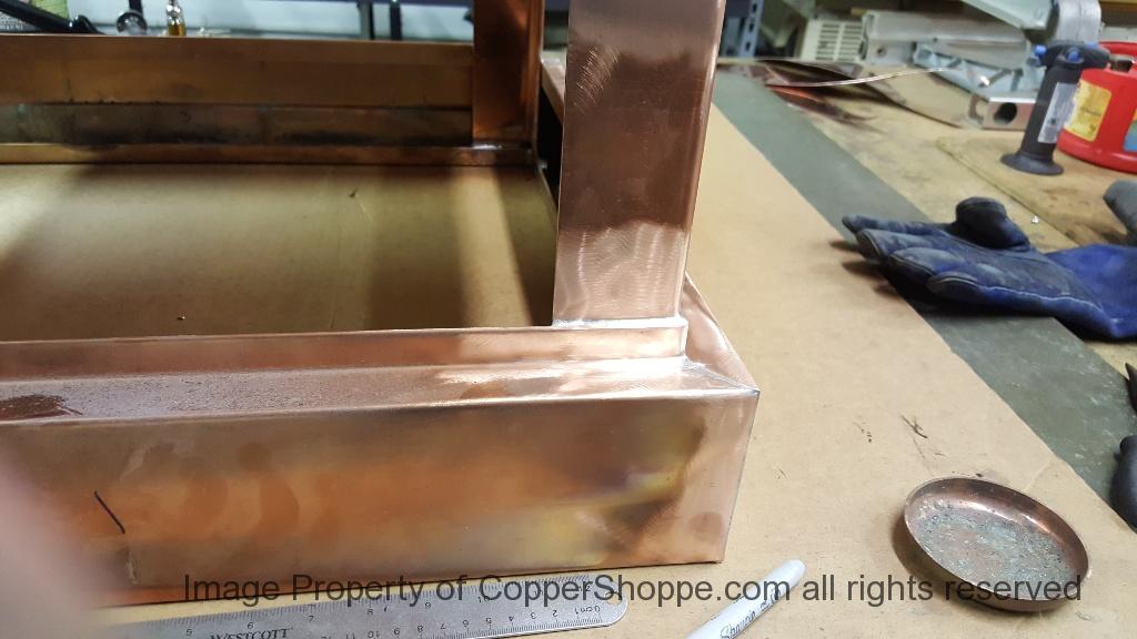 Copper Dome Style Chimney Cap with Lattice and Copper Spire