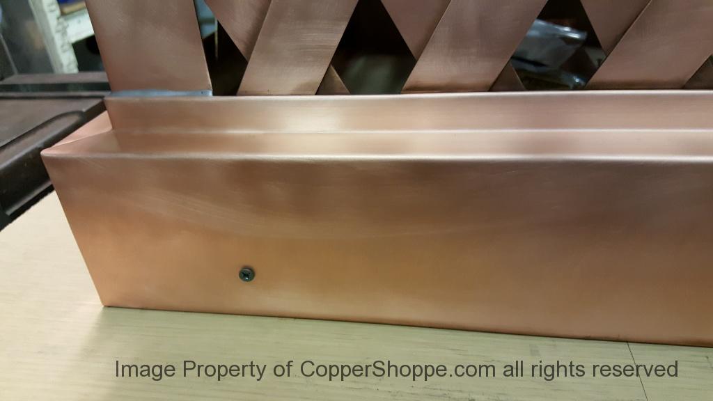 Copper Dome Style Chimney Cap with Lattice and Copper Spire
