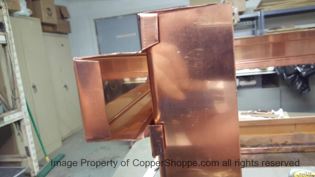Copper Dome Style Chimney Cap with Lattice and Copper Spire