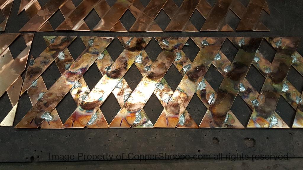 Copper Dome Style Chimney Cap with Lattice and Copper Spire