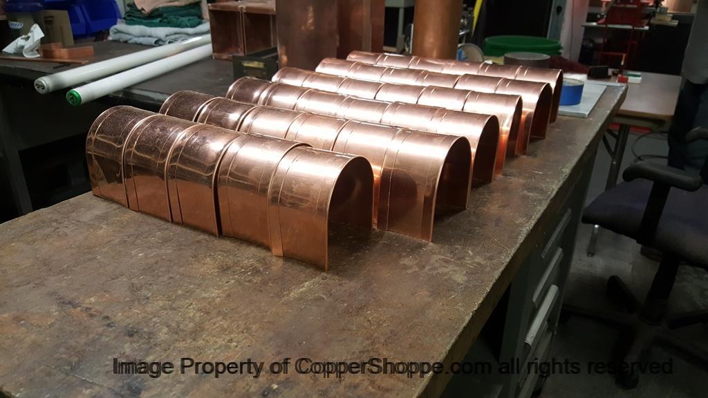 Larchmont Ornamental Copper Downspout Bands