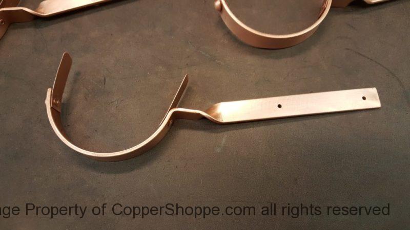 Custom Side Rider Rafter Mount Copper Gutter Brackets with Tabs - The ...