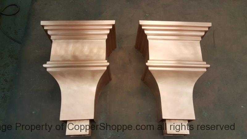 Milner Copper Leader Heads Collector Boxes