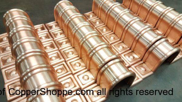 Radmont Radius Ornamental Decorative Copper Downspout Bands Straps