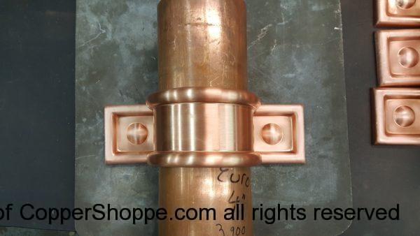 Radmont Radius Ornamental Decorative Copper Downspout Bands Straps