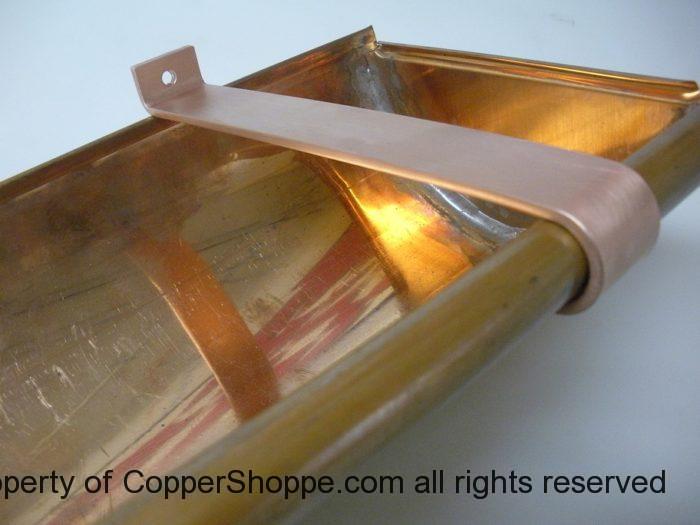 HRGH Copper Gutter Helper Brackets / Hangers - The New CopperShoppe.com