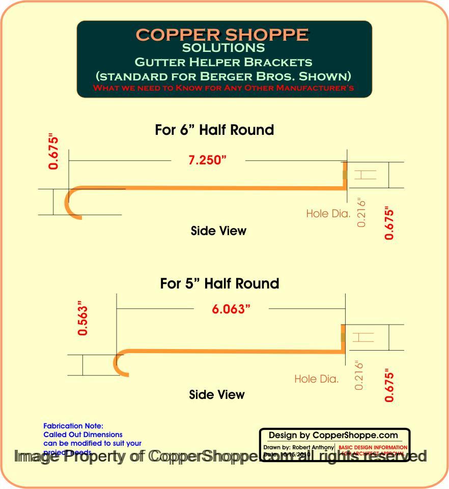 HRGH_Gutter_Helper_copper_gutter_brackets_Standard_Dimensions_Berger_Bros