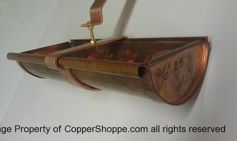 Hrrma Copper Gutter Brackets Hangers The New Coppershoppe Com