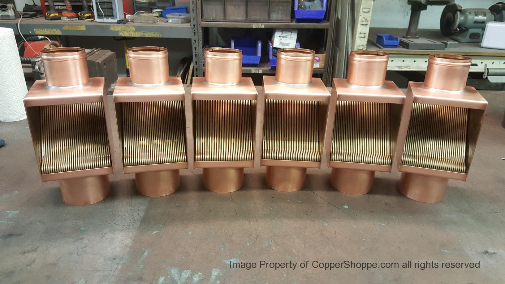 AutoClear Brasstonian Ultra Rod Packs for 3″ Round Copper Downspouts