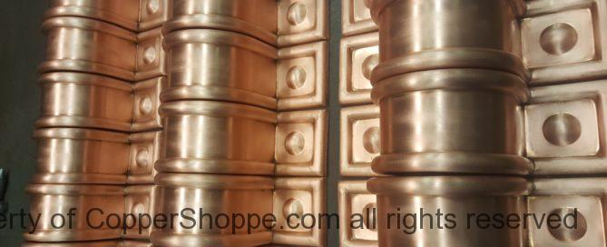 Radmont Radius Ornamental Decorative Copper Downspout Bands Straps