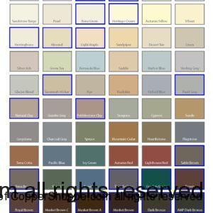 Berger Brothers Gutters Color Chart