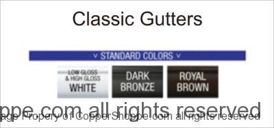 Classic Gutters Color Chart