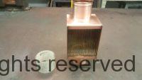 AutoClear Brasstonian Leaf and Debris Diverter Filter Cleanout for 3" Round Copper Downspouts