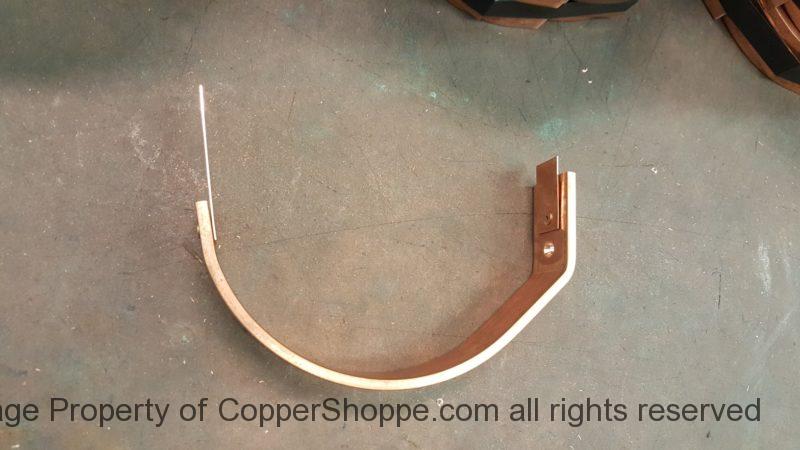 HRFDT Copper Gutter Brackets for 6" Half Round Gutters (KWM Gutter Machine)
