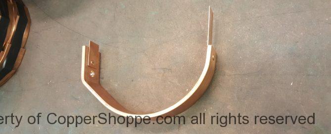 HRFDT Copper Gutter Brackets for 6" Half Round Gutters (KWM Gutter Machine)