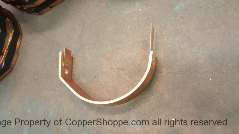 HRFDT Copper Gutter Brackets for 6" Half Round Gutters (KWM Gutter Machine)