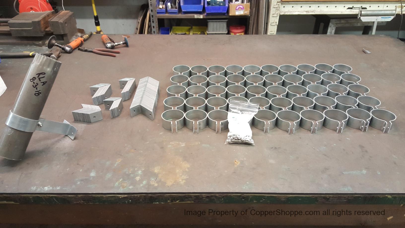 Knoke Galvanized Steel Downspout Brackets for 3" Round Downspouts