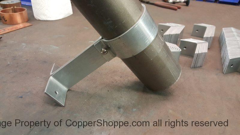 Knoke Galvanized Steel Downspout Brackets for 3" Round Downspouts