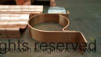 RDS Copper Downspout Brackets for 5 Inch Round Copper Downspouts