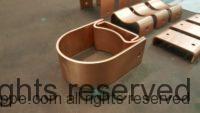 Varni Copper Downspout Brackets for 3" Round Copper Downspouts