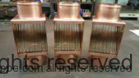 AutoClear Brasstonian Extreme Copper Downspout Clean Outs Leaf Diverters Filters for 4" by 3" Rectangular Copper Downspouts