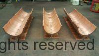 Torres 2 Copper Downspout Brackets for 4" Round Copper Downspouts
