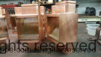 AutoClear Brasstonian with Standard Rod Packs for 4" by 3" Rectangular Copper Downspouts