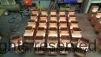 AutoClear Brasstonian with Standard Rod Packs for 4" by 3" Rectangular Copper Downspouts