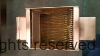 AutoClear Brasstonian with Standard Rod Packs for 4" by 3" Rectangular Copper Downspouts