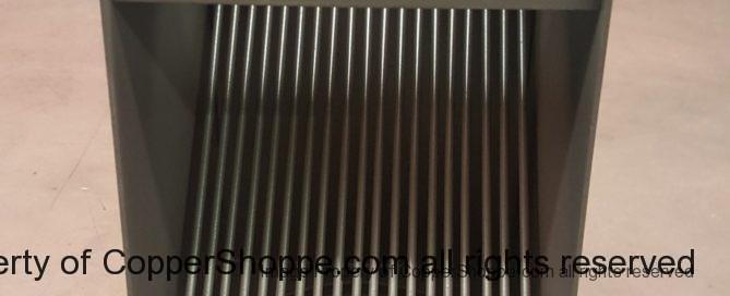 AutoClear PCSS in Dark Bronze Downspout Cleanout Leaf Diverter for Aluminum Downspouts