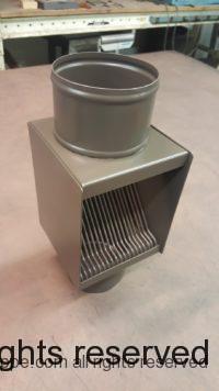 autoclear-pcss-dark-bronze-1026-4 AutoClear PCSS in Dark Bronze Downspout Cleanout Leaf Diverter for Aluminum Downspouts