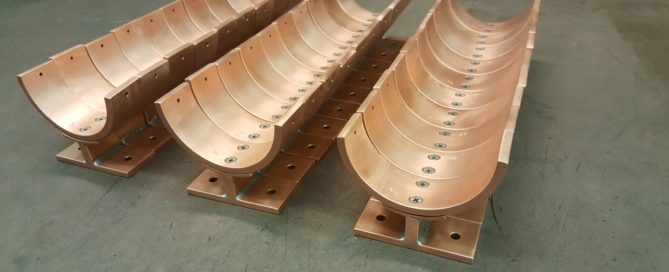 Torres 2 Copper Downspout Brackets for Round Downspouts