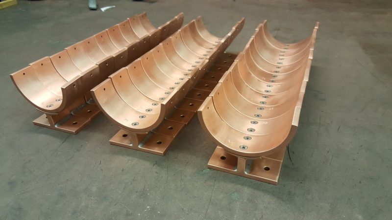 Torres 2 Copper Downspout Brackets for Round Downspouts