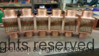 AutoClear Brasstonian Series with Standard Rod Packs Copper Downspout Leaf and Debris Diverter Cleanout