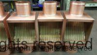 AutoClear Brasstonian Ultras Copper Downspout Clean Outs Leaf and Debris Diverter