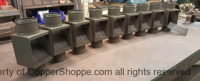 AutoClear PCSS in Dark Bronze to match Berger Brothers painted Downspouts