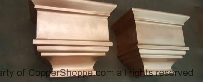 Nemours Copper Leader Heads Collector Boxes