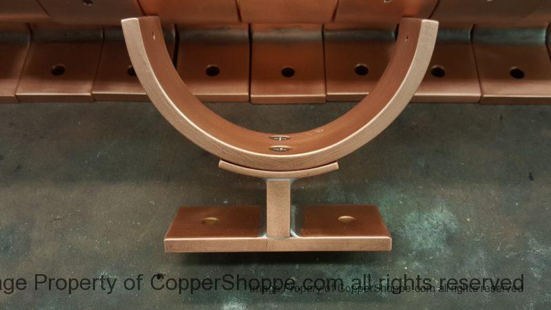 Torres 2 Copper Downspout Brackets Round 4