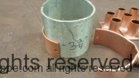 U Style Copper Downspout Brackets with Bandit Bases