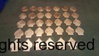 Spade Ornamental Decorative Copper Downspout Band Strap Ears