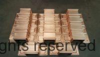 Dorchester Ornamental Copper Downspout Bands for 5" by 4" Rectangular Copper Downspouts