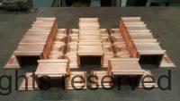 Dorchester Ornamental Copper Downspout Bands for 5" by 4" Rectangular Copper Downspouts