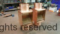 AutoClear Brasstonian Copper Downspout Cleanouts Leaf Diverter Filter