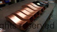 Copper Swan Necks - Round Buttons and Hexagon Buttons