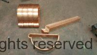 HRRMA Copper Gutter Brackets Hangers for 6 inch Half Round Copper Gutters