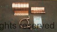 RDS Copper Downspout Brackets for 4 inch Round Copper Downspouts