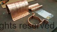 RDS Copper Downspout Brackets for 4 inch Round Copper Downspouts